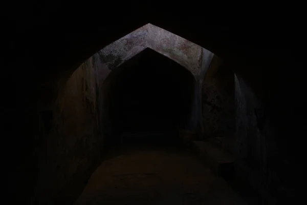 Dark Old Room Mosque — Stock Photo, Image