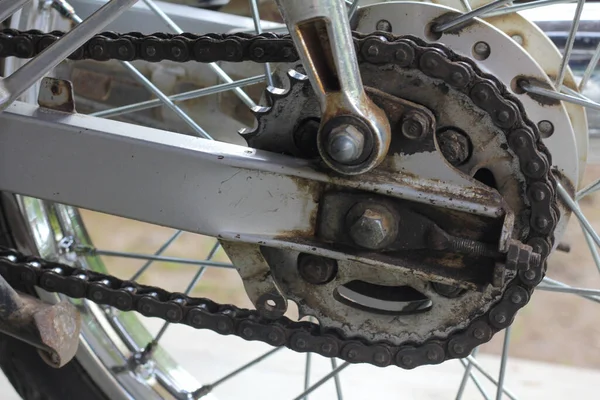 bicycle gear wheel close - up.