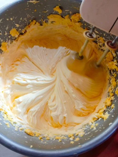 Memasak Kue Nastar Dapur — Stok Foto