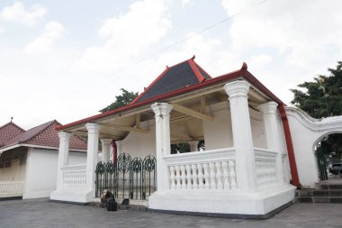 Yogyakarta, Endonezya, 01 Ocak 2022. Büyük cami Yogyakarta Kauman veya Kauman Büyük Camii.