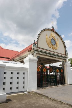 Yogyakarta, Endonezya, 01 Ocak 2022. Büyük cami Yogyakarta Kauman veya Kauman Büyük Camii.