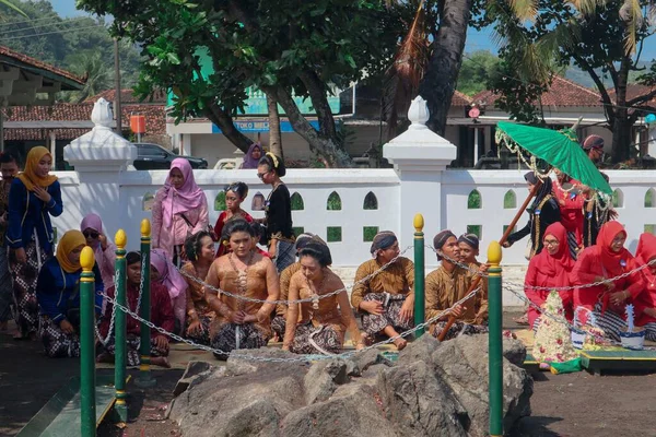 Pantai Parang Tritis Yogyakarta Juni 2022 Festival Tahunan Penawaran Laut — Stok Foto