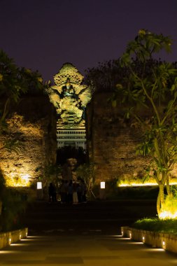 Garuda Wisnu Kencana Kültür Parkı veya Ungasan 'daki GWK, Bali, Endonezya' daki Badung.