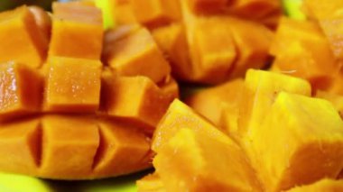 Mango parçalanmış görüntüler.  