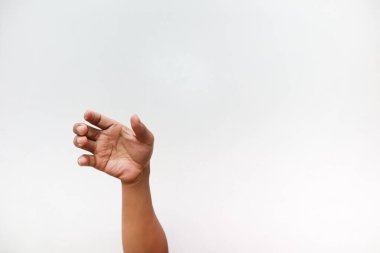 Beyaz arkaplanda izole edilmiş bir şey gösteriliyor