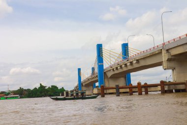 Musi 4 köprüsü, Palembang, Güney Sumatra, Endonezya