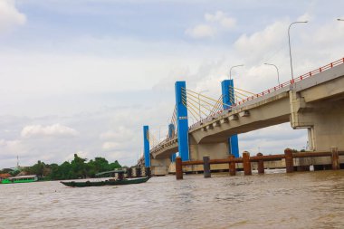 Musi 4 köprüsü, Palembang, Güney Sumatra, Endonezya