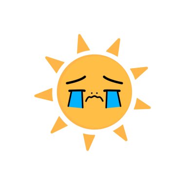 Güneş Ağlayan Yüz klipsi sanatı