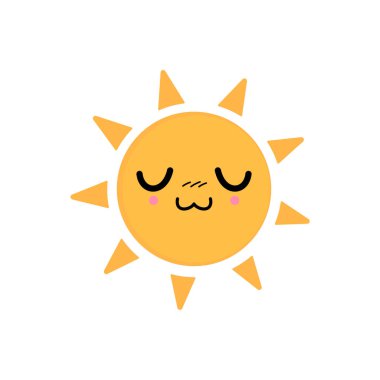 Sun UWU yüz klipsi sanatı