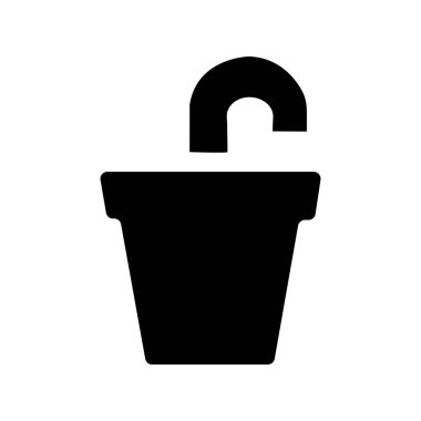 Kilitli Asma Kilit Simgesi - Güvenlik ve Erişim Sembolü