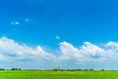 güzel hava atmosferi parlak mavi gökyüzü arkaplan soyut beyaz bulutlu berrak doku.