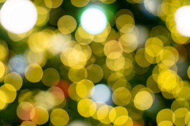 Mutlu Noel 'ler, Sarı Renkli Işık Soyut Aydınlatma Tünel Noel ağacı arkaplan Dekorasyonu Yılbaşı ve Yeni Yıl Festivali Aydınlatma.