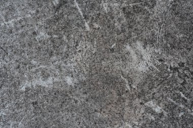 Zemin dokusunda gri, eski, kirli, koyu beton duvar arkaplanı.