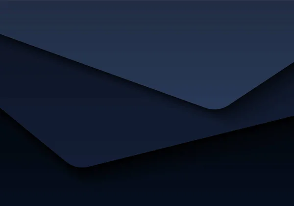 Gradient Abstrait Papier Bleu Coupe Modèle Illustration Design Décoratif Modèle — Image vectorielle