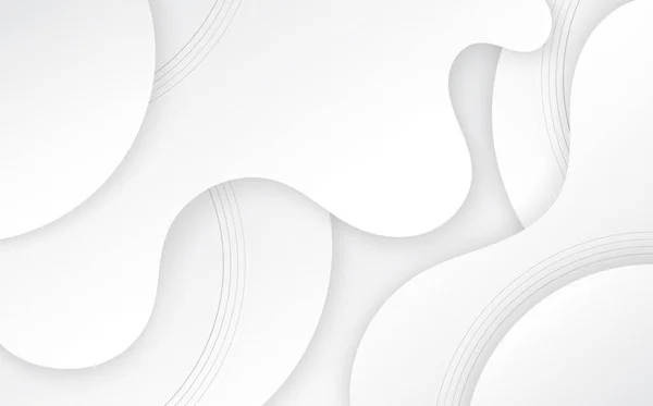 Абстрактне Біле Мистецтво Шаблоном Дизайну Чорної Лінії Стиль Градієнта Перекривається — стоковий вектор