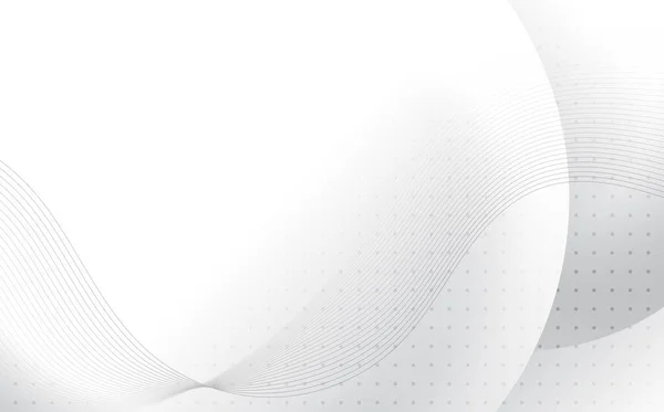 Gabarit Dégradé Abstrait Blanc Gris Avec Illustration Décorative Demi Teinte — Image vectorielle