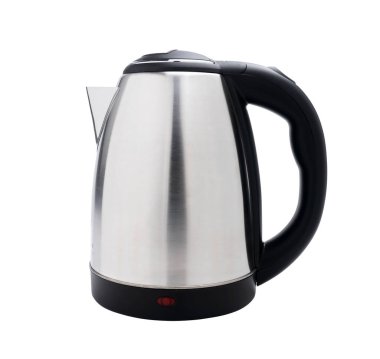 Kablosuz elektrik ısıtıcısı beyaz arkaplanda izole edildi