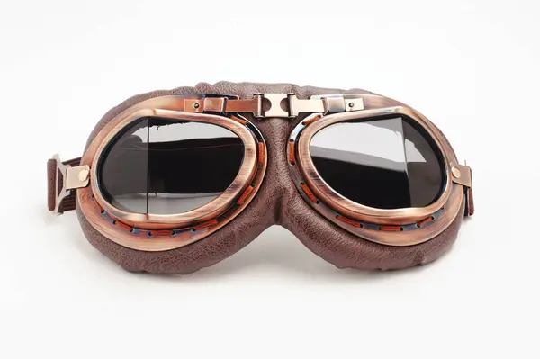 Vintage Stil Rimmade Solglasögon Vit Bakgrund — Stockfoto