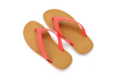 Beyaz arka plan üzerinde izole sandalet