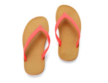 Beyaz arka plan üzerinde izole sandalet