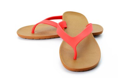 Beyaz arka plan üzerinde izole sandalet