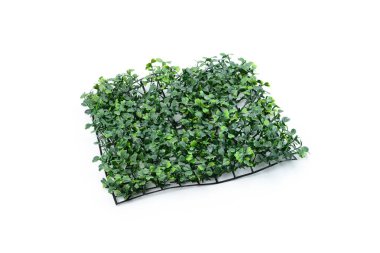 suni çim döşeme beyaz zemin üzerine