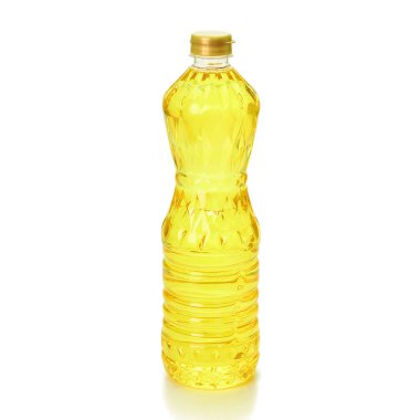 petrol plastik şişe beyaz arka plan üzerinde izole