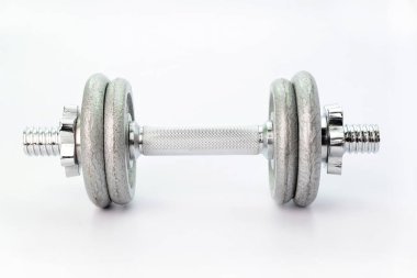 beyaz zemin üzerinde halter