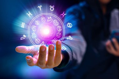 Takımyıldızları, kavramları, tahminleri, burçları, inançları olan burç işaretleri ve astroloji