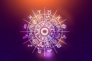 Takımyıldızları, kavramları, tahminleri, burçları, inançları olan burç işaretleri ve astroloji