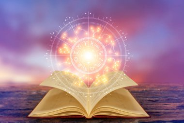 Takımyıldızları, kavramları, tahminleri, burçları, inançları olan burç işaretleri ve astroloji