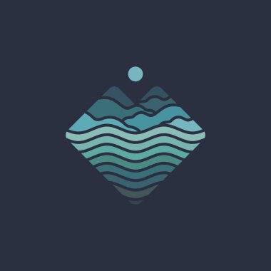 Vektör logo tasarım şablonu. iş logosu