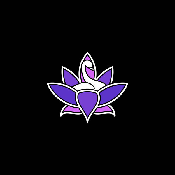 векторный шаблон логотипа лотоса