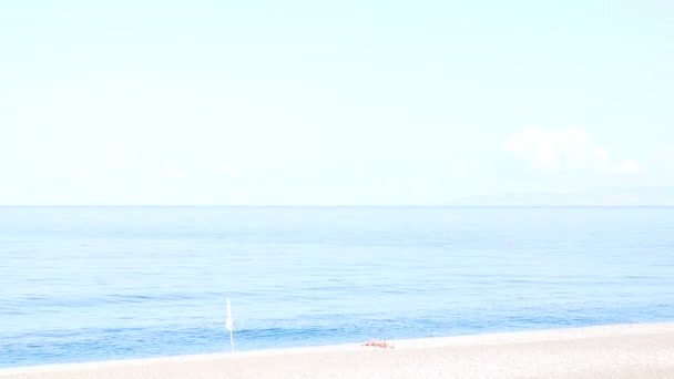 Widok Dużą Plażę Diamante — Wideo stockowe