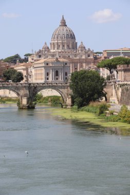 Tiber nehrinin manzarası, Roma İtalya