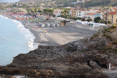 Güney İtalya 'daki Calabria' da Tyrhenian Denizi 'nin Deniz Burnu