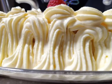 Lezzetli Asya tatlılarının yakın görüntüsü