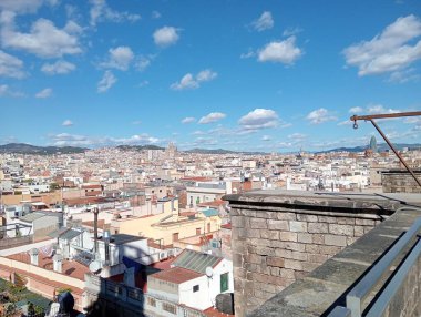 Barselona şehri manzarası, İspanya