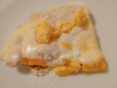 Lezzetli Asya yemeklerinin yakın görüntüsü