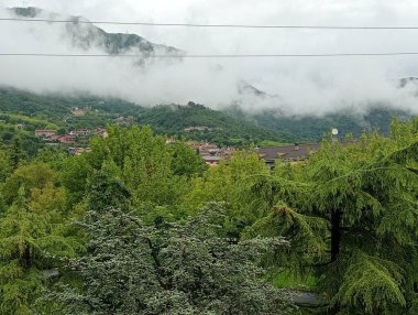 Dağların güzel manzarası