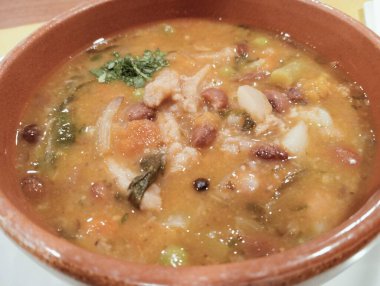 Etli bir mutfak aşısı.