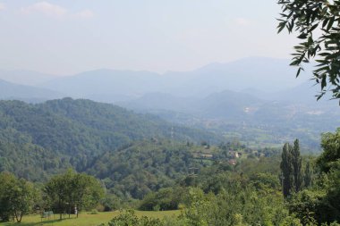 Dağların güzel manzarası