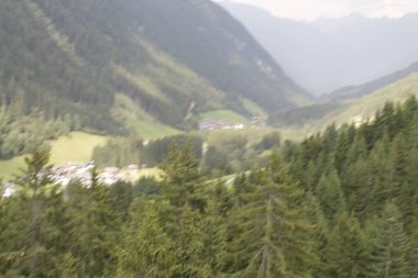 Görkemli Alp manzarası manzarası