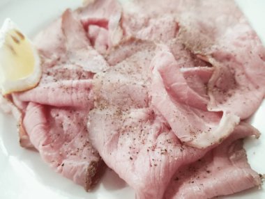 Çiğ bifteği kapat. Gıda arkaplanı 