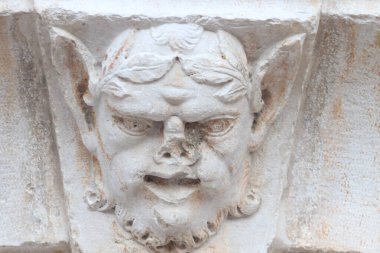 Roma forumunun Roma İmparatoru 'nun heykeli. Barselona şehri. Barselona Müzesi.