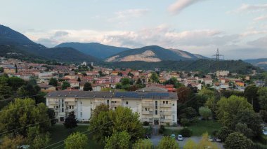 Barselona şehrinin hava manzarası