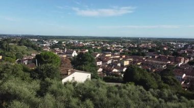 Hava manzaralı, Brescia ili, Villa Fenaroli 'den İtalya