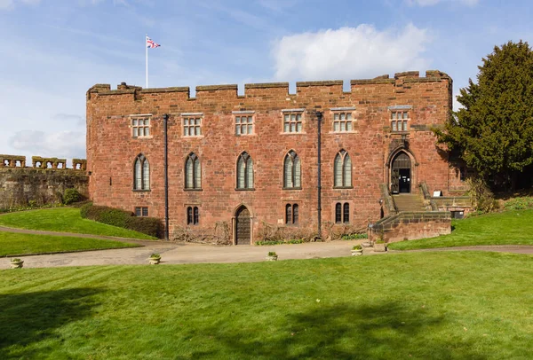 Shrewsbury Castle Built King Edward First Circa 1300 Earlier Norman — Stock Photo, Image