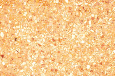 arkaplan için turuncu terrazzo döşeme eski doku veya cilalanmış taş