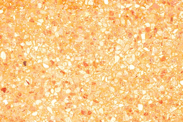arkaplan için turuncu terrazzo döşeme eski doku veya cilalanmış taş